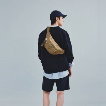 PORTER INTERNATIONAL - 軍風迷彩MILLER腰包 - 卡其