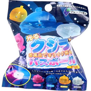 【震撼精品百貨】發光鯨魚 沐浴球 入浴劑(全4種/隨機出貨)*27878