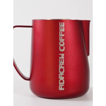 ADAcrew紅色星軌系列不銹鋼拉花杯咖啡烤漆拉花缸750ml