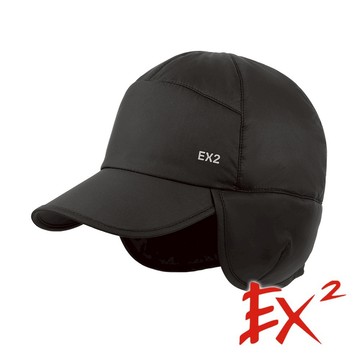 【EX2德國】抗靜電防風保暖護耳帽『黑』368071