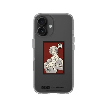 iPhone 16 Clear Case（相機按鈕） 透明 - 航海王 One Piece - 角色畫框系列-香吉士