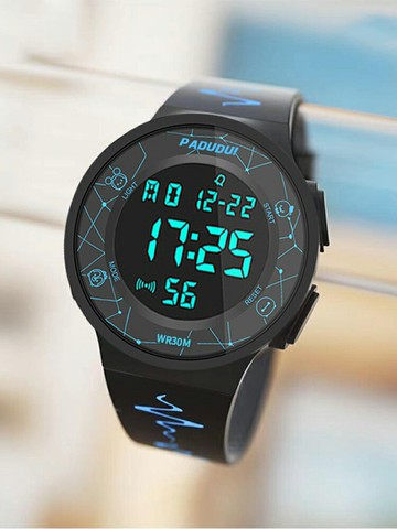 運動電子錶 防水手錶電子手表男高中學生初中男生青少年防水機械2023年新款兒童男款女【HZ73690】