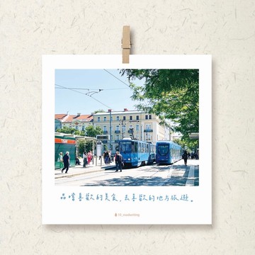 美食和旅遊 / 方形小卡