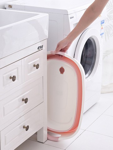 洗衣盆折疊盆特大號家用洗臉盆洗衣服大盆子塑料嬰兒加深加厚耐用