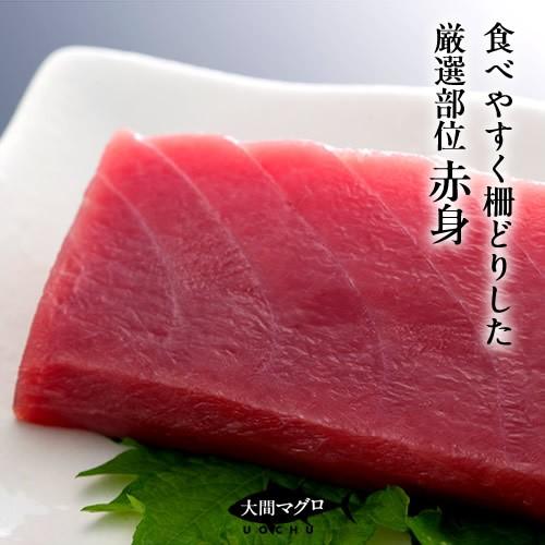 まぐろ大間産 天然本マグロ 赤身 [200g×3柵] 大間のまぐろ 一本釣り 生まぐろ 刺身用 大間港直送［お歳暮 2023 ギフト 御歳暮］