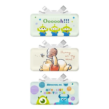 Disney for Lightning & Type-C 2in1 PD快充 雙頭口袋行動電源 5000mAh(iPhone18系列適用)