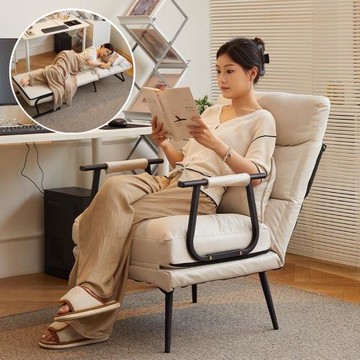 折疊床 午休床 折疊躺椅 折疊椅 五段調節 電腦椅 坐寬65CM 靠背椅 躺床