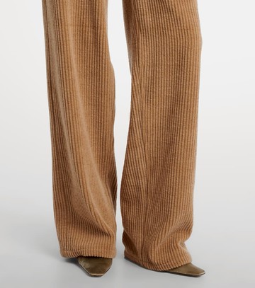 The Row Clair high-rise corduroy straight pants