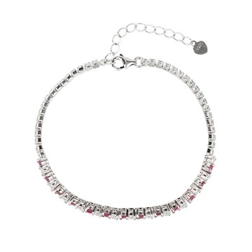 【正佳珠寶】紅寶石 紅寶 1.9克拉 紅寶石手鍊