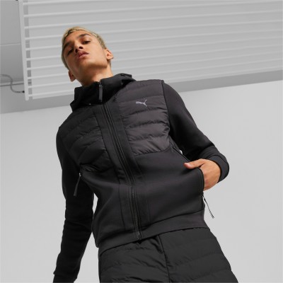 メンズ PUMA TECH PRIMALOFT ハイブリッド フルジップ スウェット 通販