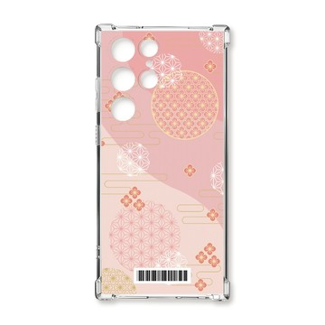 S24 系列殼 TRON 三星 S24 Ultra 日系和風圓點散花系列  載具 四角防摔殼 手機殼