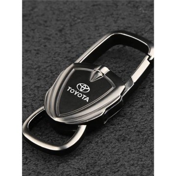 豐田適用金屬高級鑰匙扣汽車內鑰匙鏈腰掛環RAV4凱美瑞雷凌亞洲龍