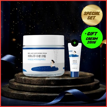 ROUND LAB Birch Juice Moisturizing Cream 80ml + 20ml Special Set