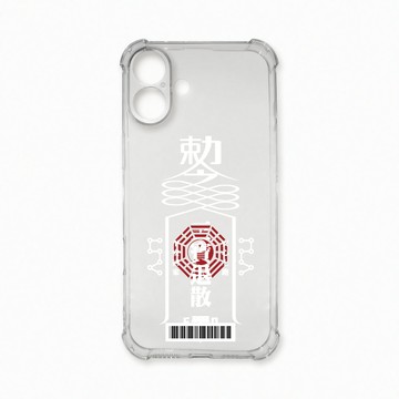 iPhone 16 Plus 殼 TRON IPhone 16 PLUS 白色現代符咒  載具 四角防摔殼 手機殼
