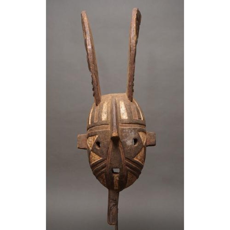 アフリカ ブルキナファソ ボボ族 マスク 仮面 No.278 木彫り