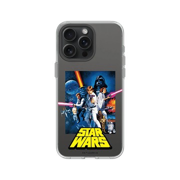 iPhone 15 Pro Max Clear 透明 - 迪士尼-星際大戰 Star Wars - 星際大戰四部曲：曙光乍現-電影海報