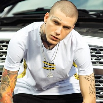 現貨+預購 短袖T恤休閒上衣-時尚有型側邊織帶男打底衫2色73sq10【獨家進口】【米蘭精品】