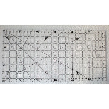 {布布村}30cm拼布尺 裁布尺 縫份尺