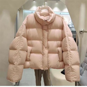 【巴黎精品】現貨+預購頂級真羽絨外套90%鴨絨羽絨衣秋冬外套保暖上衣大碼休閒女裝-立領韓版泡芙5色a1lr83