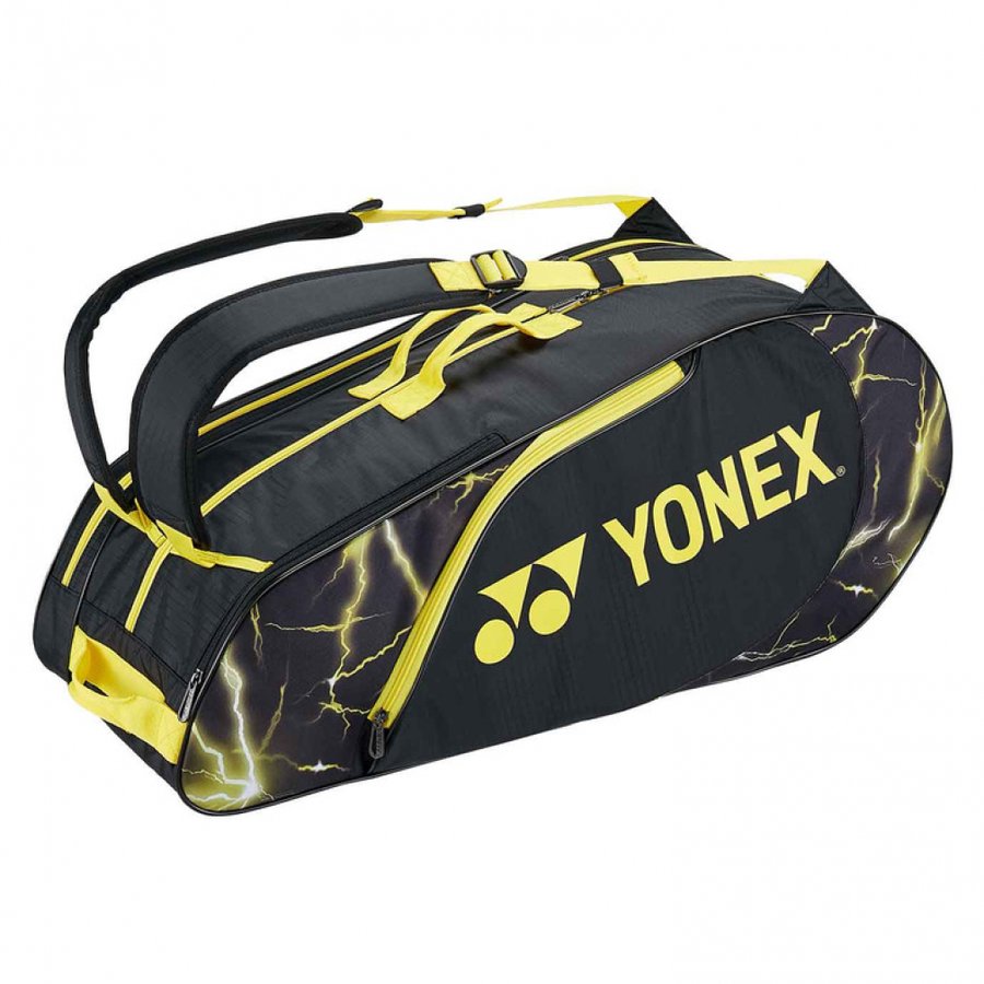 yonex ヨネックス テニス ラケットバッグ6 ブラックxピンク | LINE