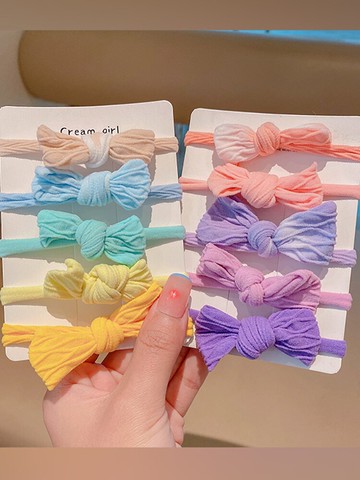 皮筋女兒童頭繩扎頭發圈寶寶蝴蝶結橡皮筋扎頭繩發飾不傷發綁發繩