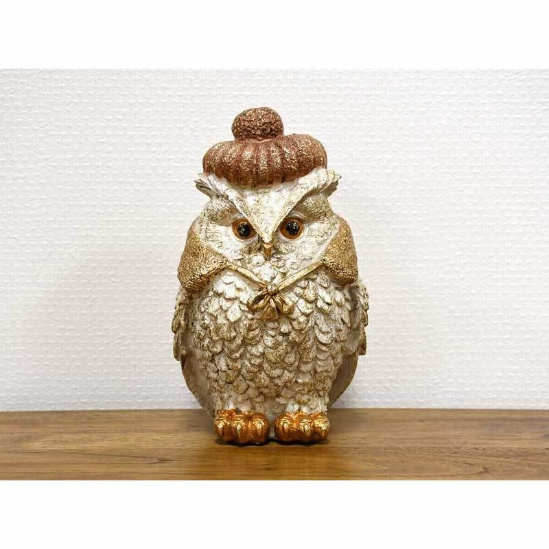 ふくろう 置物 オウル クローク 梟 かわいい おしゃれ オブジェ 大人