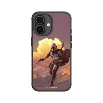 iPhone 16 SolidX 黑 - Star Wars - The Mandalorian - 曼多 & 古古