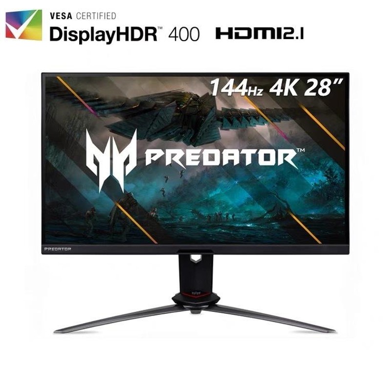 Acer ゲーミングモニター Predator XB283KKVbmiipruzx 28インチ IPS 非