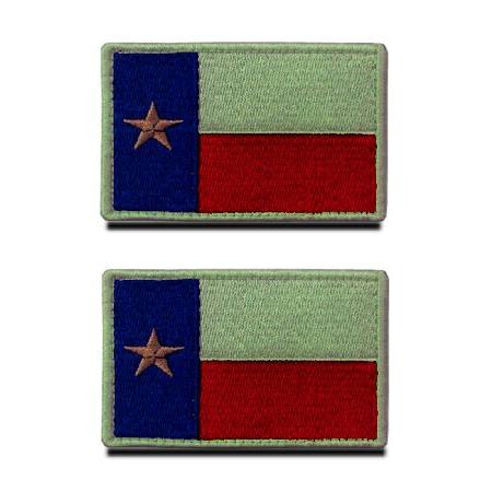 Pcs Texas Lonely Star Patch with Embroidered Iron on Sew on Backing USA American Texas State Flag Decorative Iron on Appliques Badge for Showing Clo