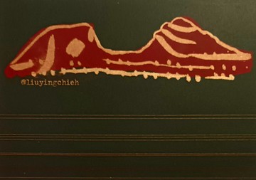 Liuyingchieh 瑞典山谷 Lapporten Abisko 明信片 Riso 金墨 黑卡