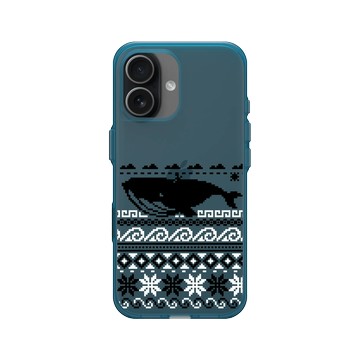 iPhone 17 Clear (相機按鈕) 夜幕藍 - 花生騷 WasangShow - 五原素海洋經典圖騰