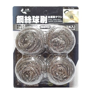 龍族鋼絲球刷(4入) 替換鋼絲球