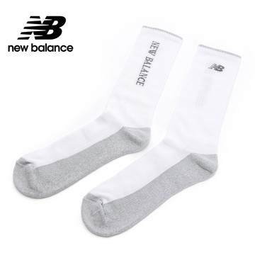 [NewBalance]中長襪_中性_白灰色_LAS50051WY