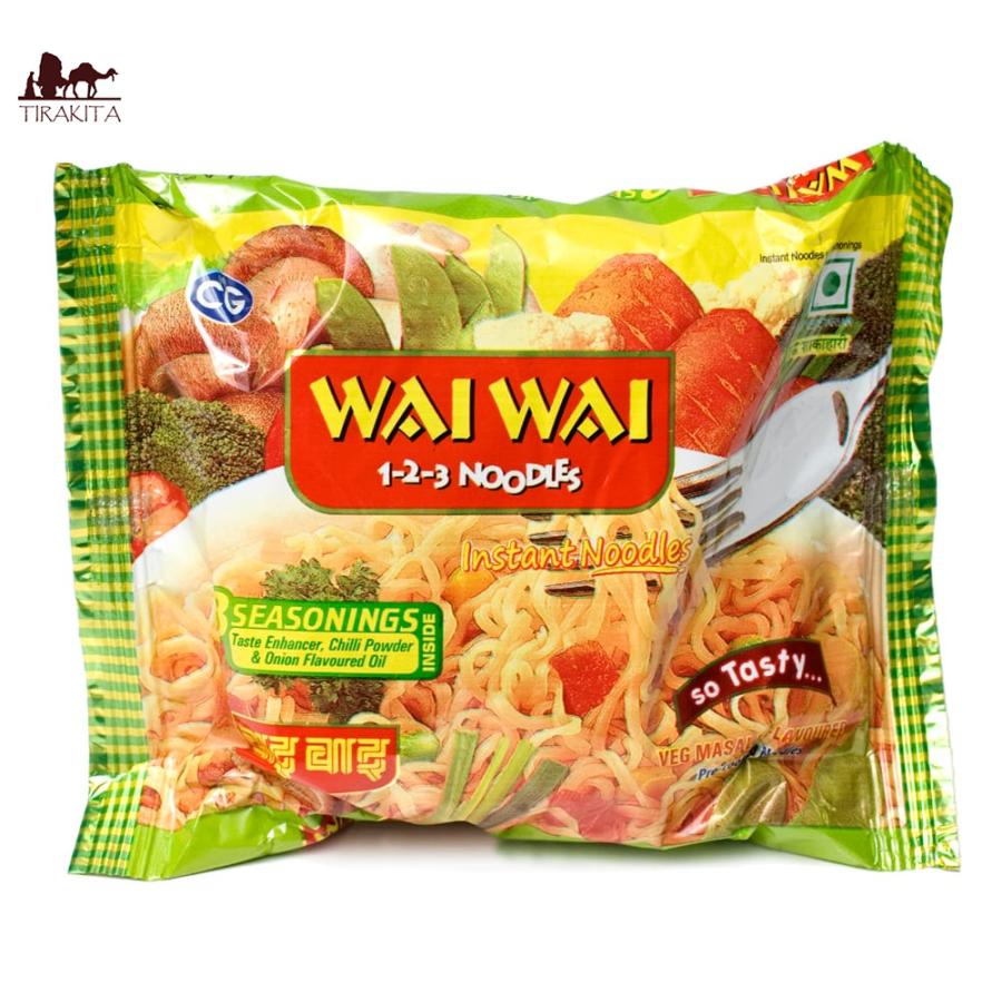 インスタント ラーメン ヌードル WAIWAI Noodles ネパールのインスタントヌードル(ベジ・マサラ味) インド