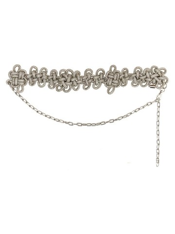 Kara Crystal Knot Belt