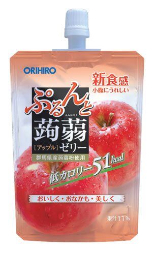 ORIHIRO璞做魔芋果凍站在蘋果