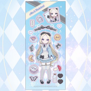 愛麗絲夢遊仙境 愛麗絲貼紙