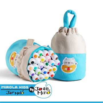 JarMelo 原創美玩 - 袋裝兒童絲滑蠟筆(24色) JA96413