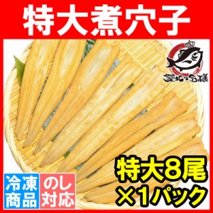 穴子 あなご アナゴ やわらか煮穴子 8尾 250g 特大20cm前後 煮あなご 煮アナゴ 煮穴子 穴子丼 あなご丼 寿司ねた アナゴ箱飯 穴子1本握り