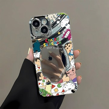 小新適用蘋果鏡面手機殼保護套iPhone 16 15 14 13 12 11 Promax XR XS 8 7p