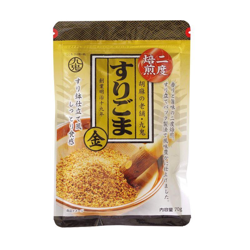 九鬼産業　二度焙煎すりごま金　70g　LINEショッピング