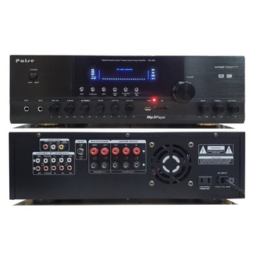 POISE 卡拉OK專用擴大機PS-280 輸出功率120Wx2+50Wx3 可插USB/SD卡 卡拉OK擴大機 PS280