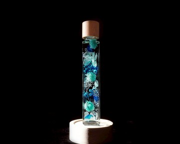 【聖誕禮物】浮游花小夜燈-藍寶石/客製化聖誕禮物純手工台灣製