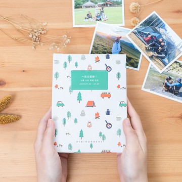 客製 精裝手作相本【我愛露營】相片書/週年/生日禮物