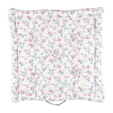 丹麥GreenGate Allyna white 方形椅墊 50x50cm