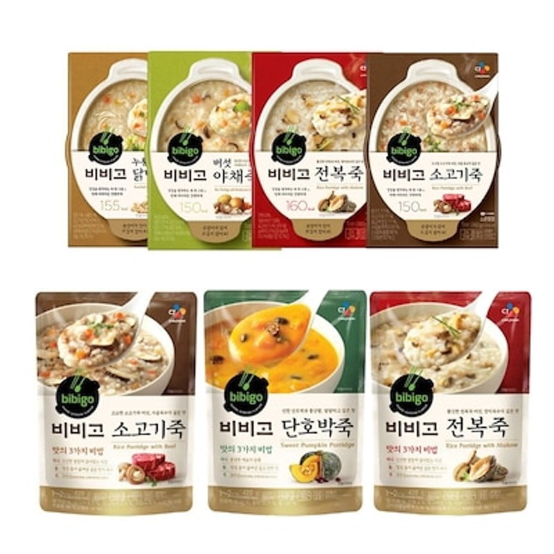 おかゆ　CJ　韓国栄養　4個セット　レトルト　2+2　LINEショッピング　韓国お粥　韓国料理