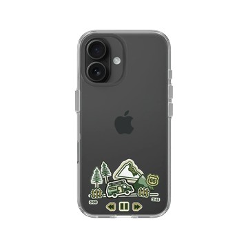 iPhone 16 Clear Case（相機按鈕） 透明 - Nature Explorers 自然探索指南 - 露營車出動