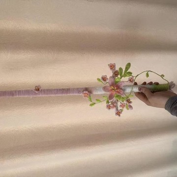 平價好物✨免運費 春日桃花劍扭扭棒diy材料包送情侶女友閨蜜手持禮物古風 品質超穩 真心推薦
