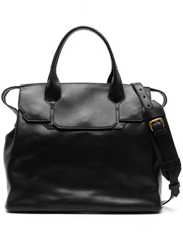 Cornelian Taurus By Daisuke Iwanaga - Key Hole Boston tote bag - women - Leather - One Size - Black