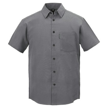 ├登山樂┤日本 mont-bell WIC Breeze S/S Shirt MS 男款短袖襯衫 灰 # 1114921GY